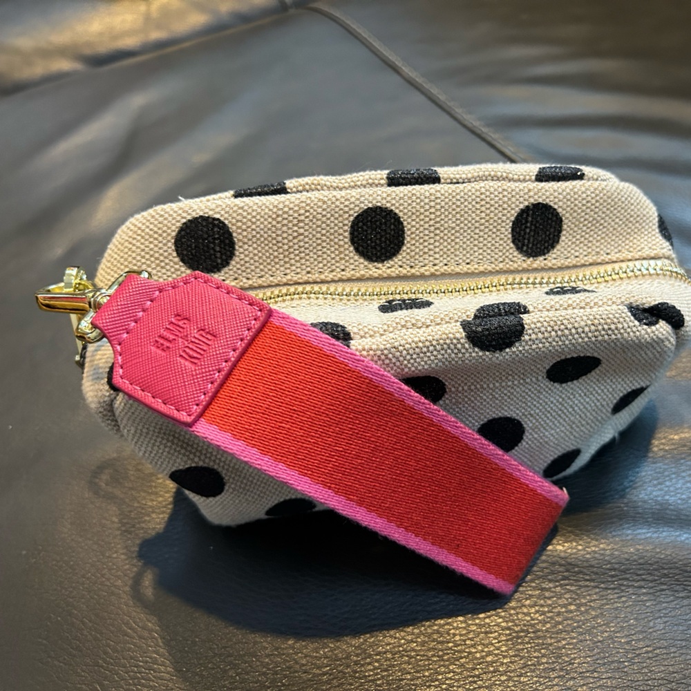 Elms + King cosmetics bag and wrist strap
